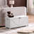 Entryway Storage Bench - White, 300 Pound Weight, Retro Design, Simple Assembly Instructions Heavy Duty, Ideal For Shoes And Blankets-1965731330