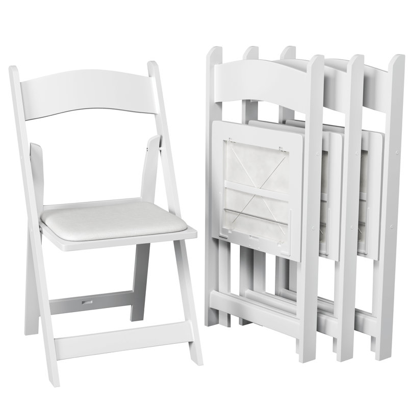Ensemble de chaises pliantes rembourrées et confortables, Paquet de 4