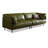 Green Genuine Leather Modular Sofa cushion couch-109014294-109014296