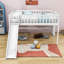 Lit mezzanine en bois avec échelle et glissade Jacoury-1953882118