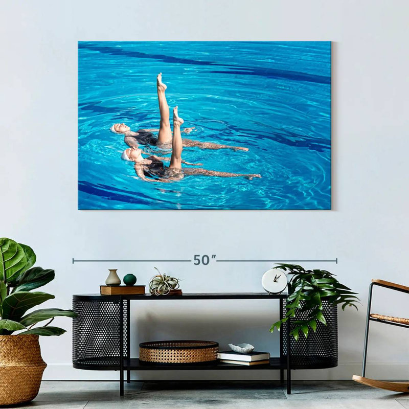 Sireci Synchronized Swimmers, 32" H x 48" W