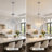20 Inch Silver American Style Crystal Chandelier Ceiling Light Room Bedroom Decor