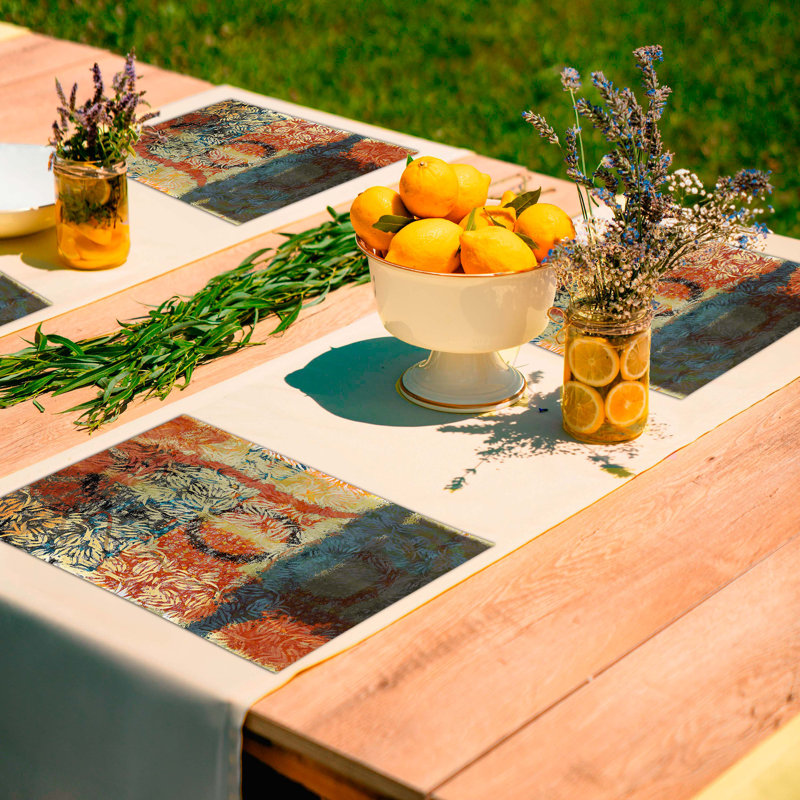 Napperon abstrait en polyester