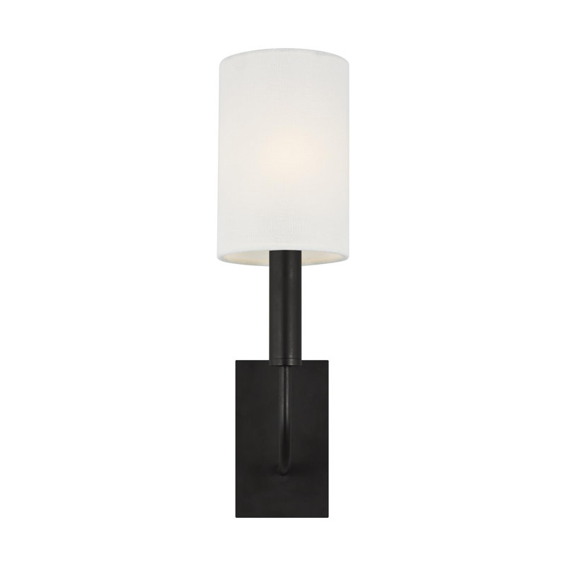Brianna 1 - Light Candle Wall Light, Aged Iron