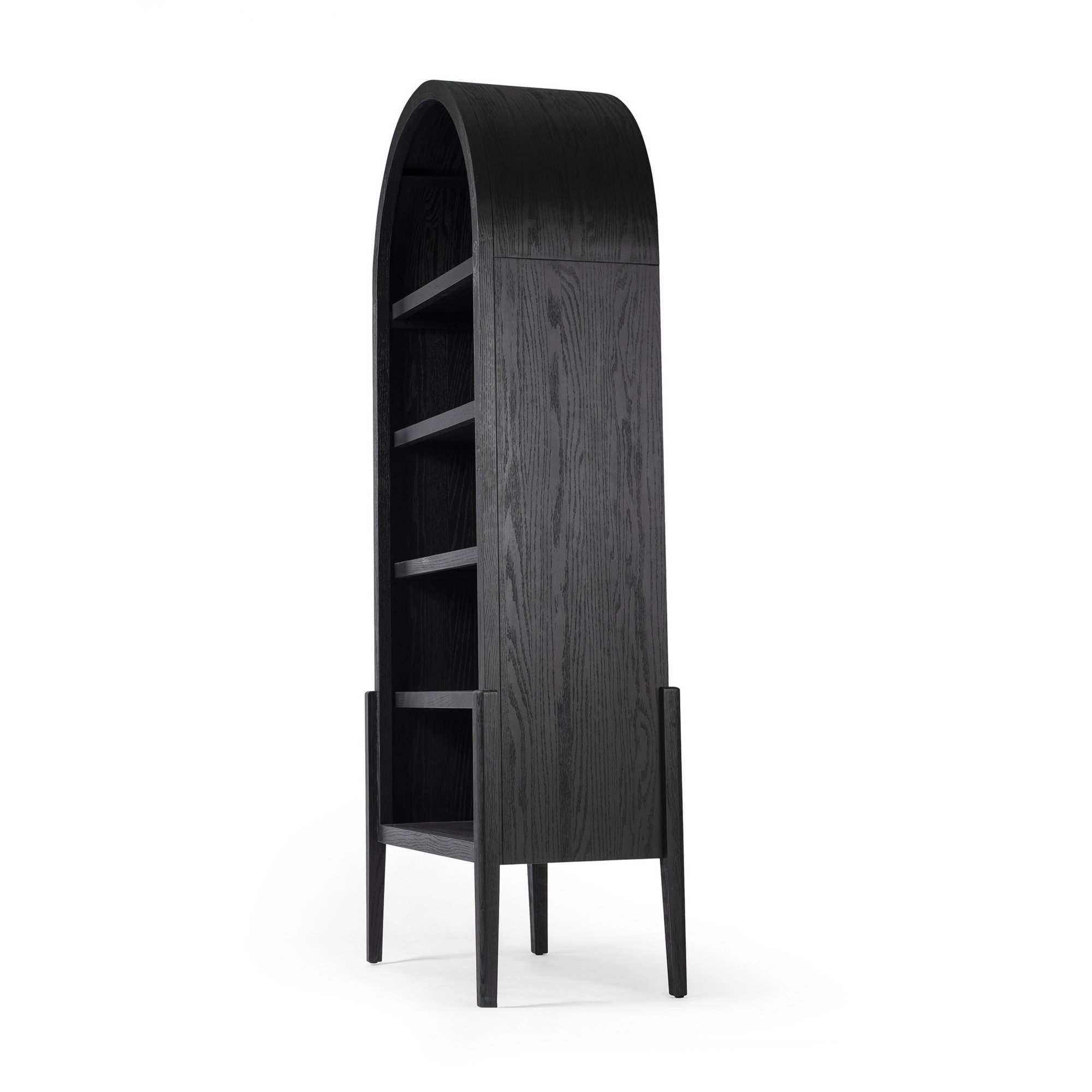 Errol Standard Bookcase, Drifted Matte Black