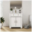 Lavabo de salle de bain 27,8 po Mid-Century blanc avec colonne romaine
