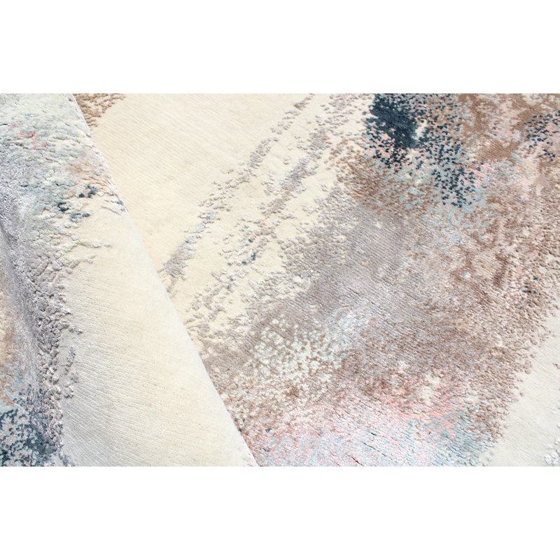 Area Rug in Brown, Rectangle 9' x 12'