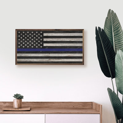 Drapeau ligne bleue