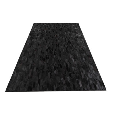 Tapis noir Juliana