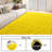 8x10 ft Shag Area Rugs for Living Room, Soft Fluffy Rugs for Bedroom, Nursery, Kids Room Home Decor, Bright Yellow-523987347