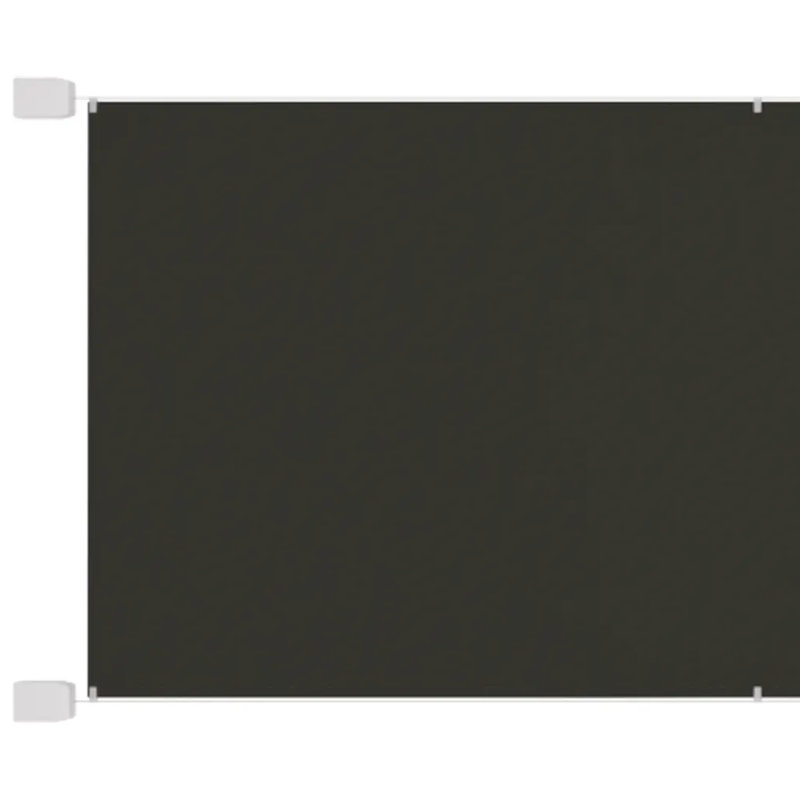 Symple Stuff 800cm W x 100cm D Fabric Cover Retractable Patio Awning, Black