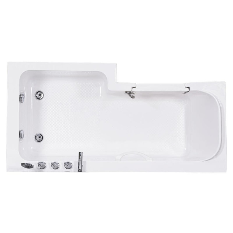 Coniston 1700mm x 855mm Freestanding Acrylic Bathtub, Right