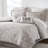 Zara Floral Block Cotton Comforter Neutral 8Pc Set-111355382