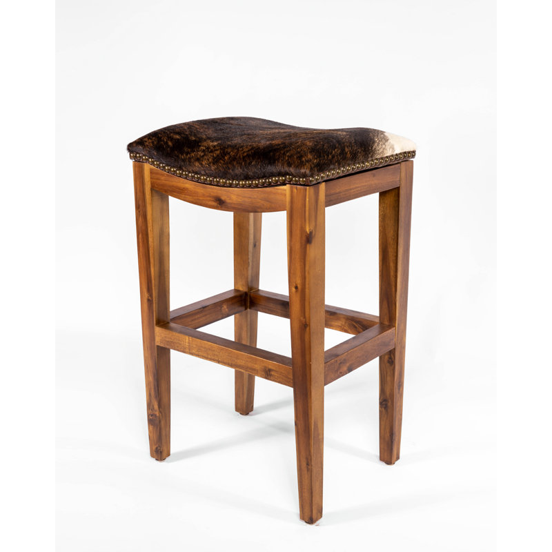 Pleva BR-200 Saddle Hide Bar Stool, Counter Stool (26” Seat Height)