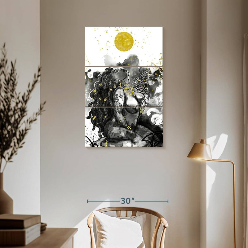 Leisha Warm Touch, 57" H x 36" W