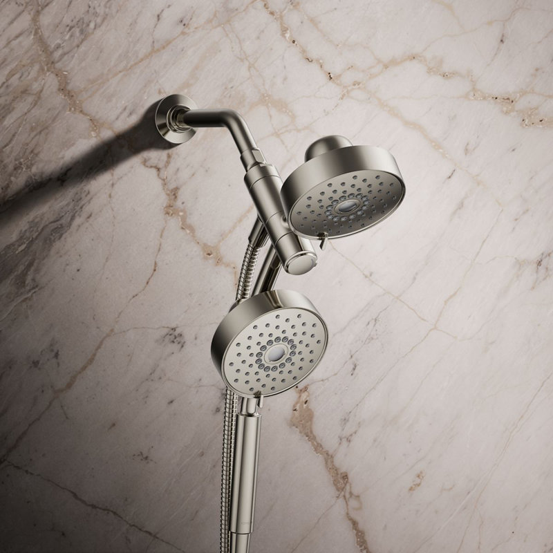 Purist® 2.5 GPM 2-In-1 Multifunction Shower Combo Kit, Vibrant Polished Nickel