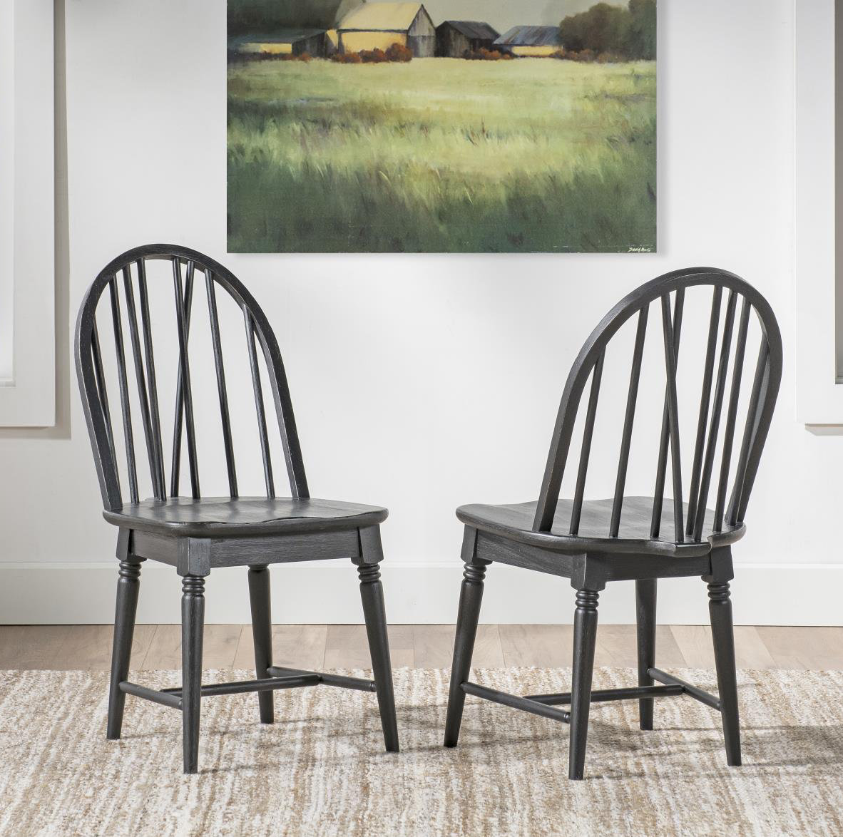 Country Living Side Chair 1, Black
