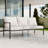 Metal Outdoor Patio Sofa with Cushions-102620315