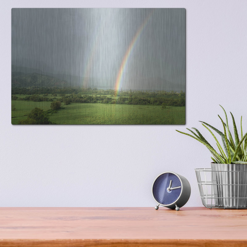«Double Rainbow» par Dennis Frates, H 12 po x l 16 po