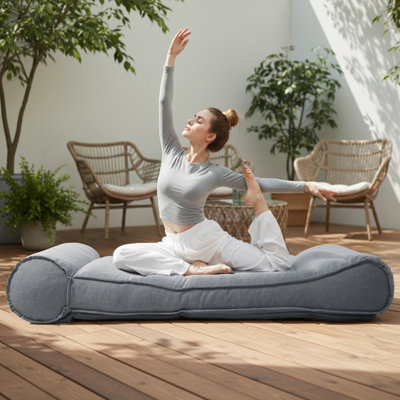 Outdoor Reclining Chaise Lounge With Adjustable Backrest Outdoor Recliner Chair by Ebern Designs