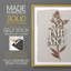 Impression botanique monochrome I - bois massif-993169380-993169390