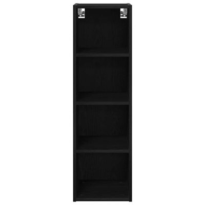 Vidaxl Hanging Cabinet With Storage Riga Old Wood 30 X 29.5 X 100 Cm