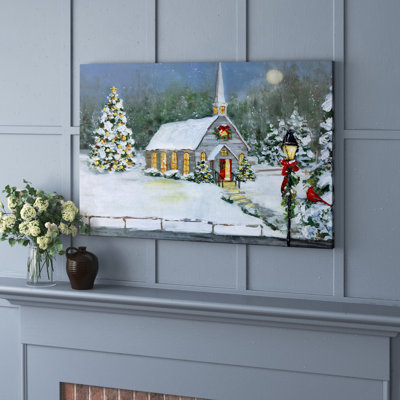 Lauvenia O, Sainte nuit, peinture sur toile tendue