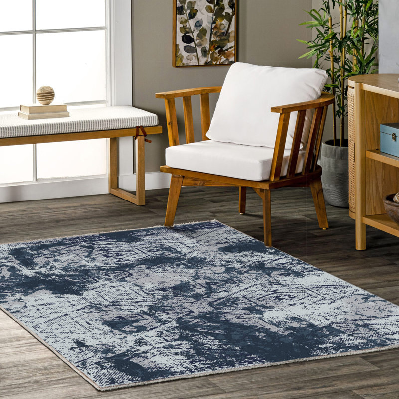 Tapis rectangulaire Zyir avec envers antidérapant, Rectangle 2 pi 8 po x 5 pi