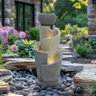 Outdoor Weather Resistant Cascade Fountain