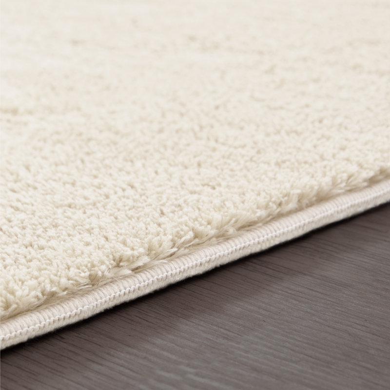 Fernald Uniform Color Shag Area Rug, Round 120cm