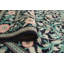 Tapis Lierka fait à la main de style Lierka - noir - vert, 6 pi 2 po x 8 pi 11 po