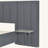 Upholstered Panel Headboard Bed With 2 Shelves-1462150544-1462503089