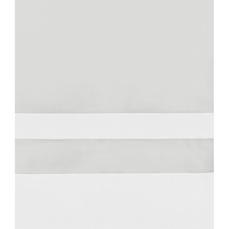 Savoy Sham, King, Oyster/White
