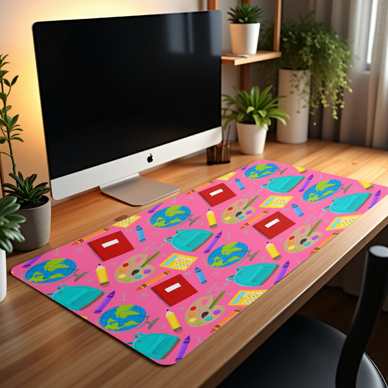 Polyester Desk Pad, 31.5x15.5
