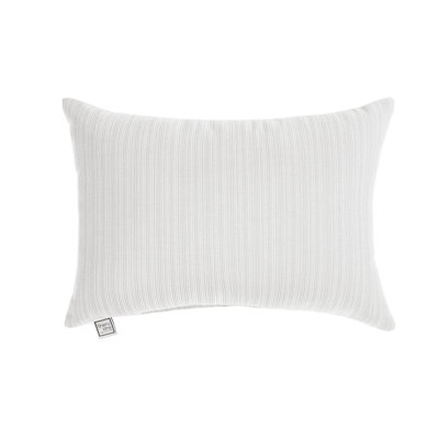 Reversible Contrasted Color Jacquard Fabric, Knife Edge Finishing All Around, From Spun Polyester Outdoor Fabric. White Virgin Polyester Fiber Fill.
