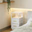 30cm W Metal Bedside Table