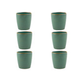 Gemstone Jade Stoneware Teacup