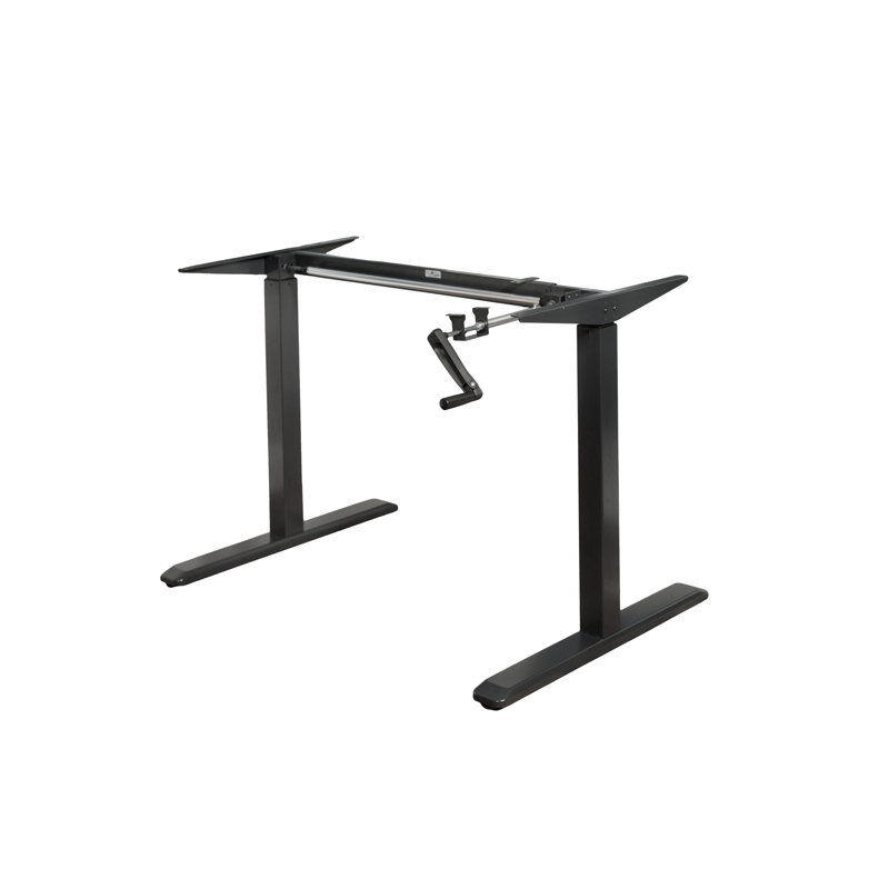 45" H x 64" W x 25" D Desk Base, Black