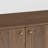 Hythe Modern Arc-Shaped Sideboard With Soft-Close Hinges & Solid Wood Legs-1174145511