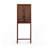 Ameer Modern Boho Over-the-Toilet Storage Cabinet Bathroom Organizer with Rattan Inlay Doors, Adjustable Shelves & Solid Wood Frame-1726727233