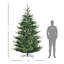 Arbre de Noël artificiel régulier (double) avec aiguilles vertes-1154355805