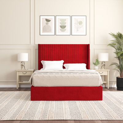 Barkat Upholstered Ottoman Storage Bed