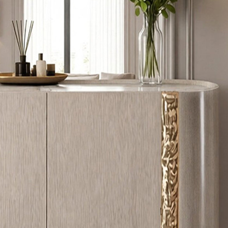 Armoire d'entrée de style italien de luxe, H 35,43 po x l 55,11 po x P 15,72 po