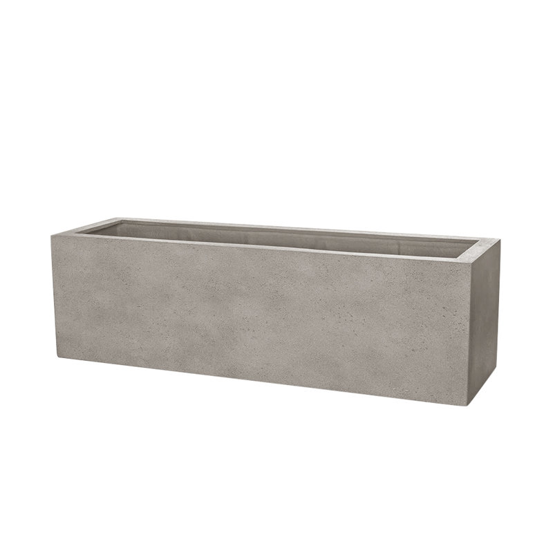 Sandal Handmade Planter Box, Riverstone P-Lite, 59" W x 23.75" D x 23.75" H