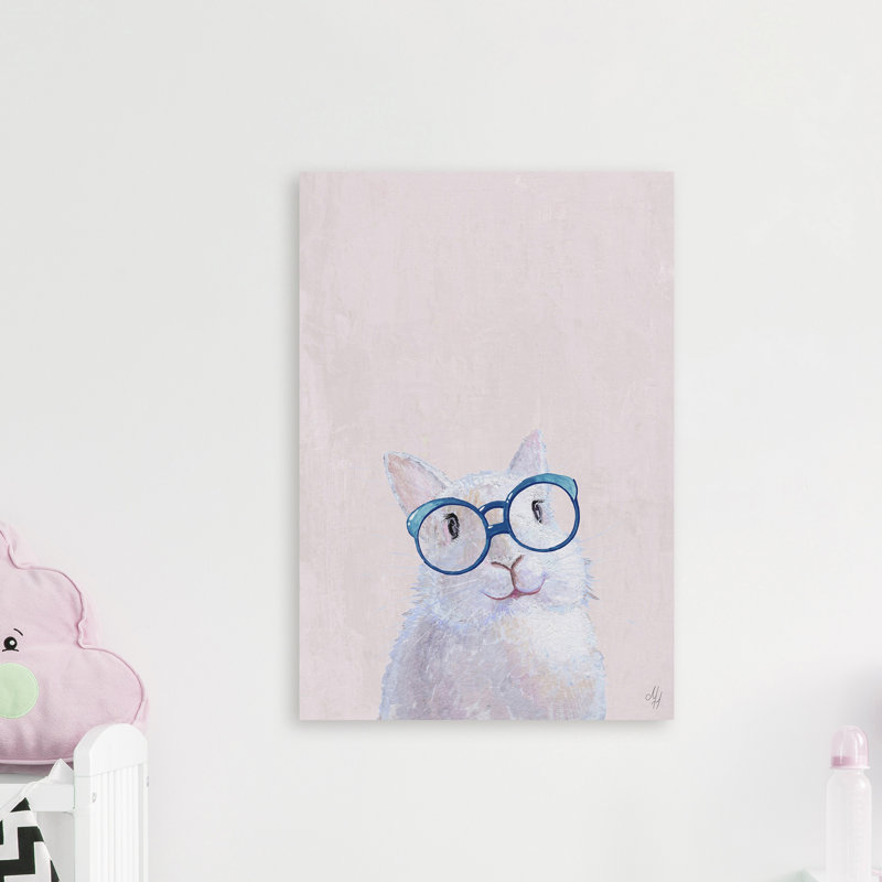 «New Glasses II» de Kingsford, reproduction sur toile tendue, H 60 po x l 40 po