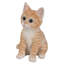 Figurine de chaton assis