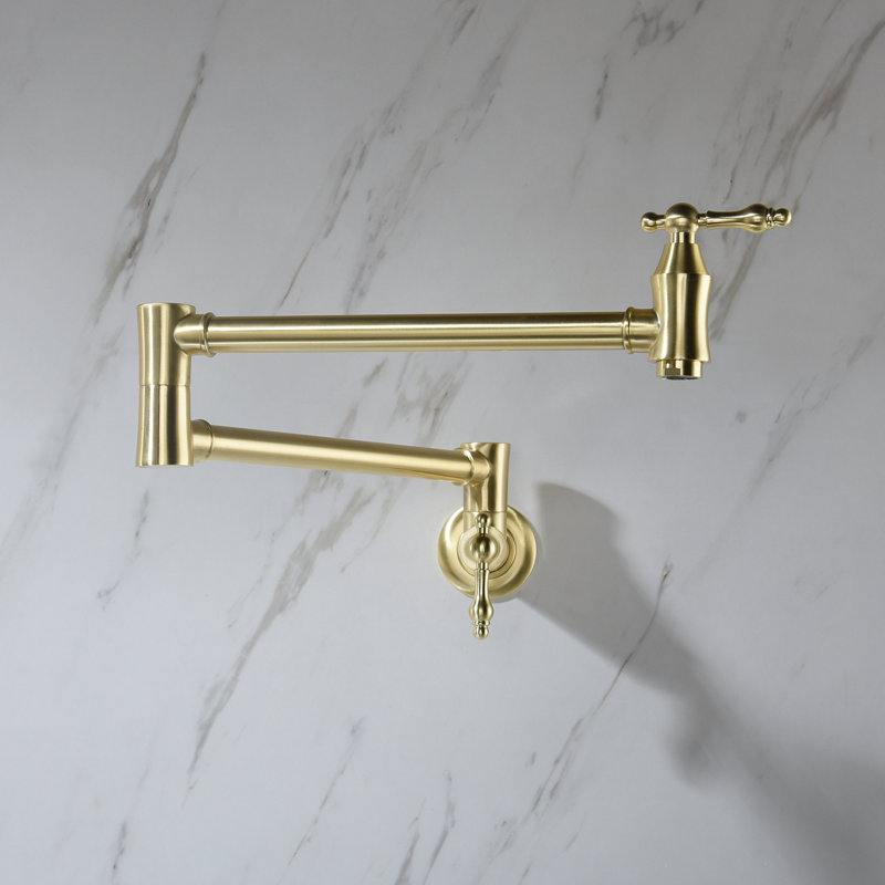 GAWEZA Kitchen Faucet, Brushed Gold