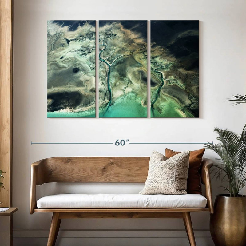 Aime Deserted Bahamas, 32" H x 50" W