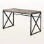 Bureau d'ordinateur brun clair Pocillo