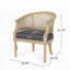 Fauteuil d'appoint en bois d'hévéa-2096968337
